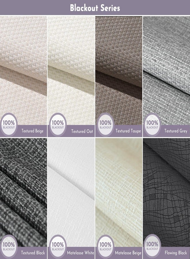 Graywind Roman Shades Light Filtering Roman Window Shades Plain Fold Soft for Doors Bedroom, Custom Size (Fabric Samples) - Image 3